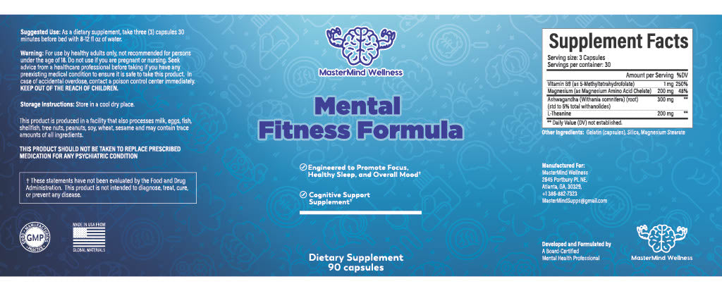 Mental Fitness Formula - Sleep and Stress Management