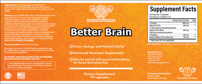 Better Brain - The Natural Stimulant Alternative